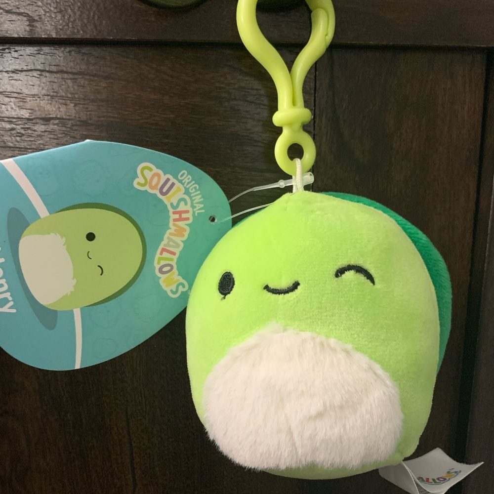 Turtle Squishmallow Keychain